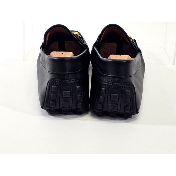 GUCCI Ayrton GG-Bit Drivers Men's 12 Horsebit Leather Loafers 624698 Black EUC - Picture 7 of 16